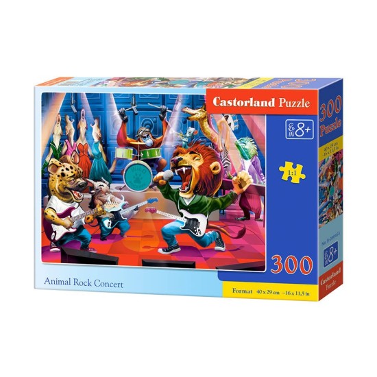 Castorland, Puzzle Rokový koncert zvierat, 300 ks