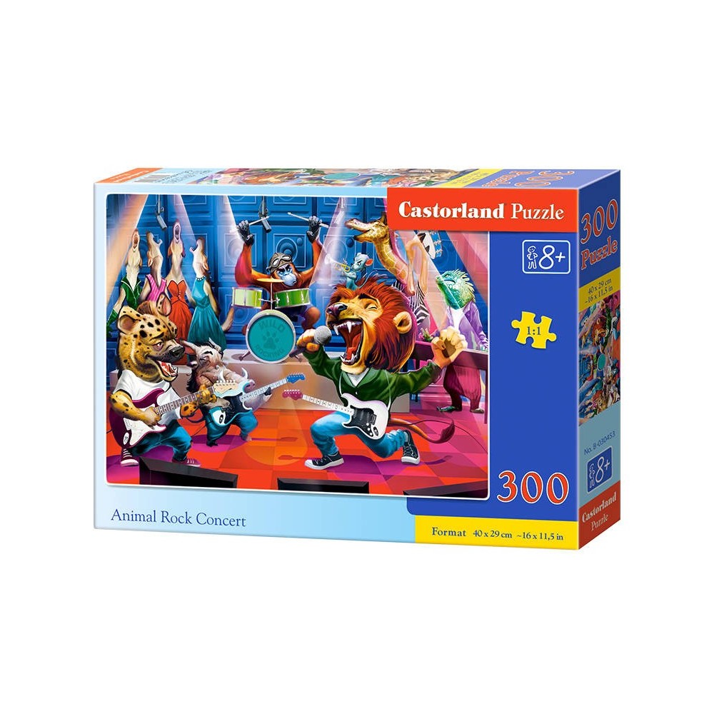 Castorland, Puzzle Rokový koncert zvierat, 300 ks
