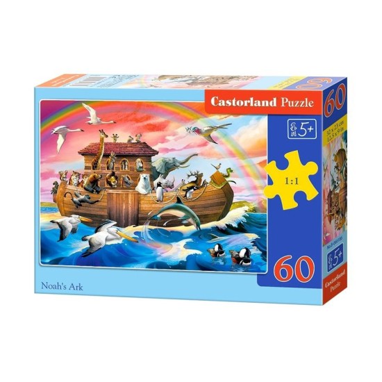 Castorland, Detské Puzzle Noemova archa, 60 ks