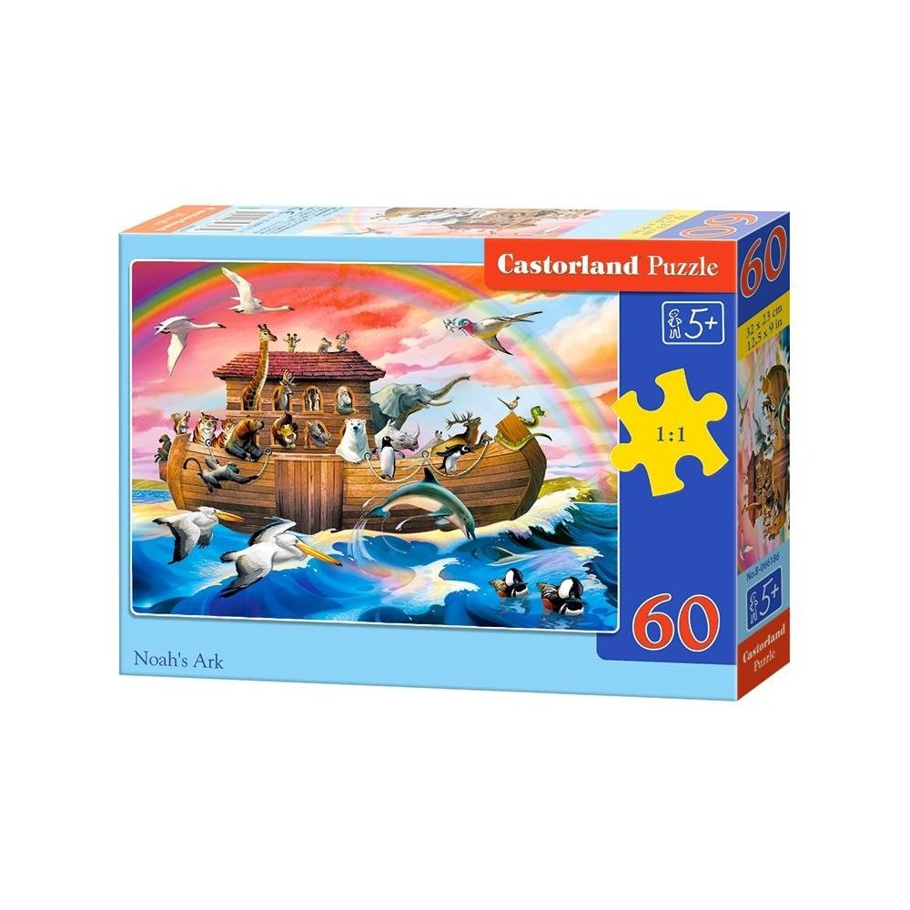 Castorland, Detské Puzzle Noemova archa, 60 ks