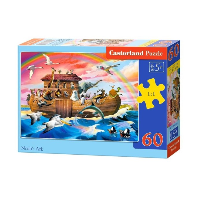 Castorland, Detské Puzzle Noemova archa, 60 ks