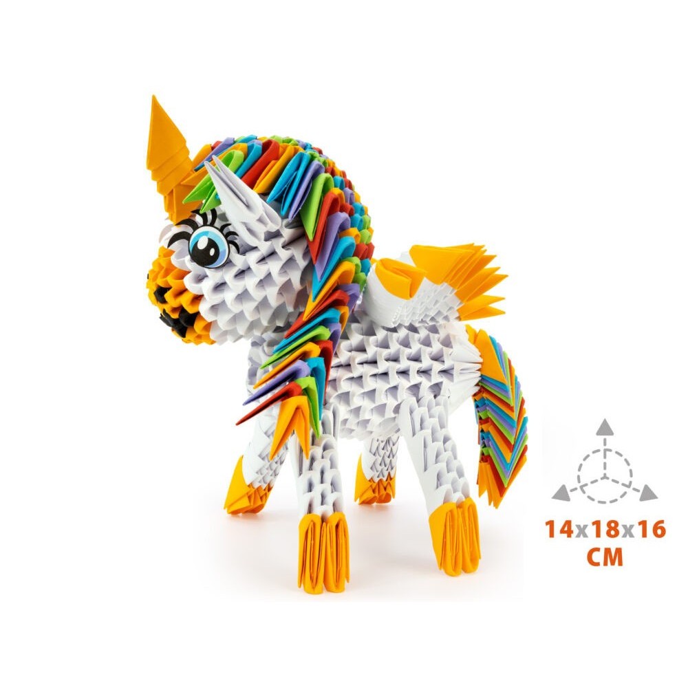 Alexander Kreatívna sada 3D Origami Jednorožec 656ks