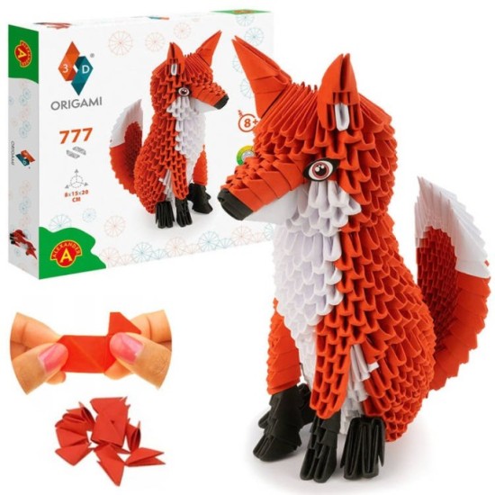 Alexander Kreatívna sada 3D Origami Líška 777ks