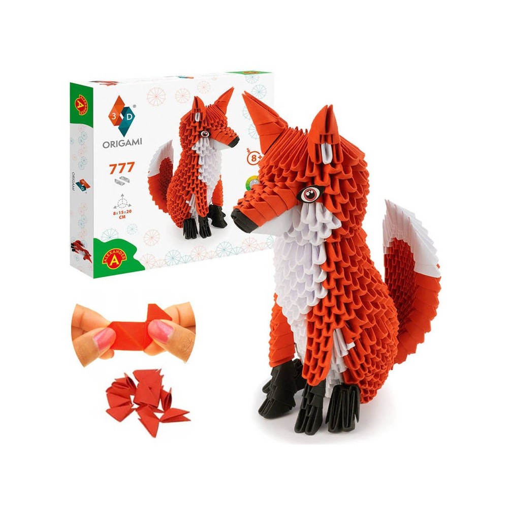 Alexander Kreatívna sada 3D Origami Líška 777ks
