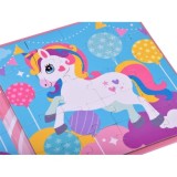 JOKO Magnetické Puzzle Magnetická Kniha Jednorožce 40ks, ružová