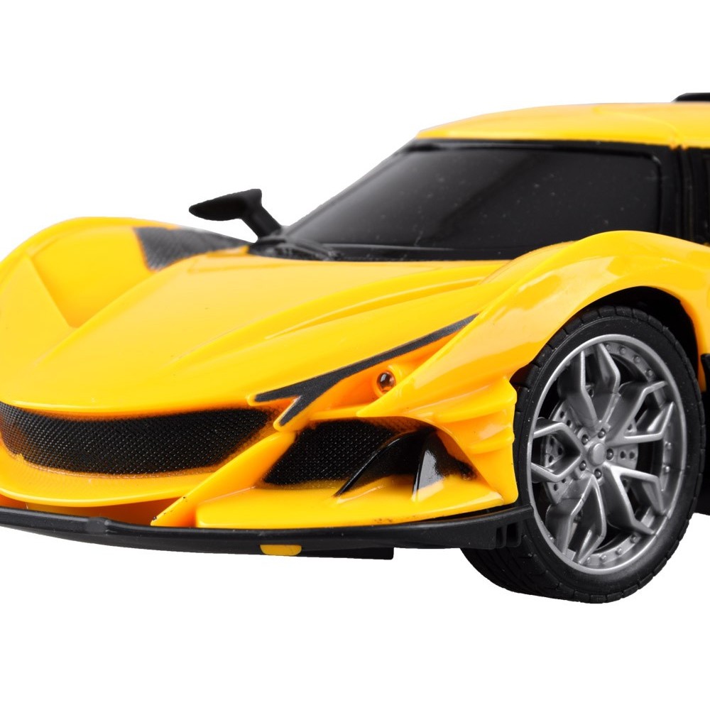 JOKO RC Auto s Plynovými Pedálmi + diaľkové ovládanie VOLANT a Semafór, žlté