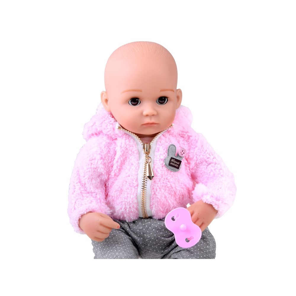JOKO Bábika 43cm s cumlíkom a plienkou