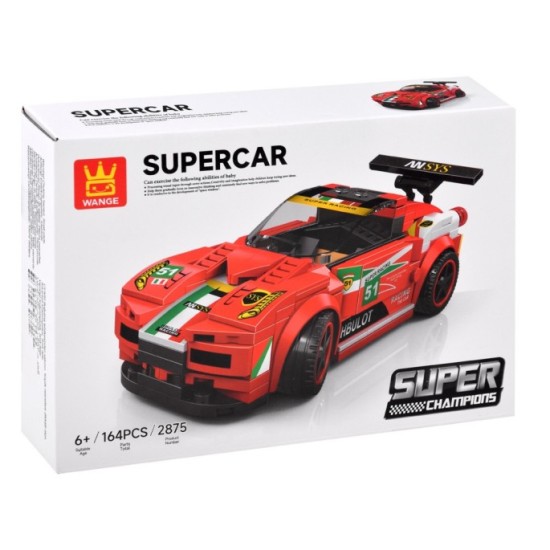 JOKO Technická Stavebnica Pretekárske Auto Super Racing 164ks + nálepky