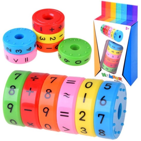 JOKO Rotačný Matematický valec Magnetická násobilka, magnetická Matematika 