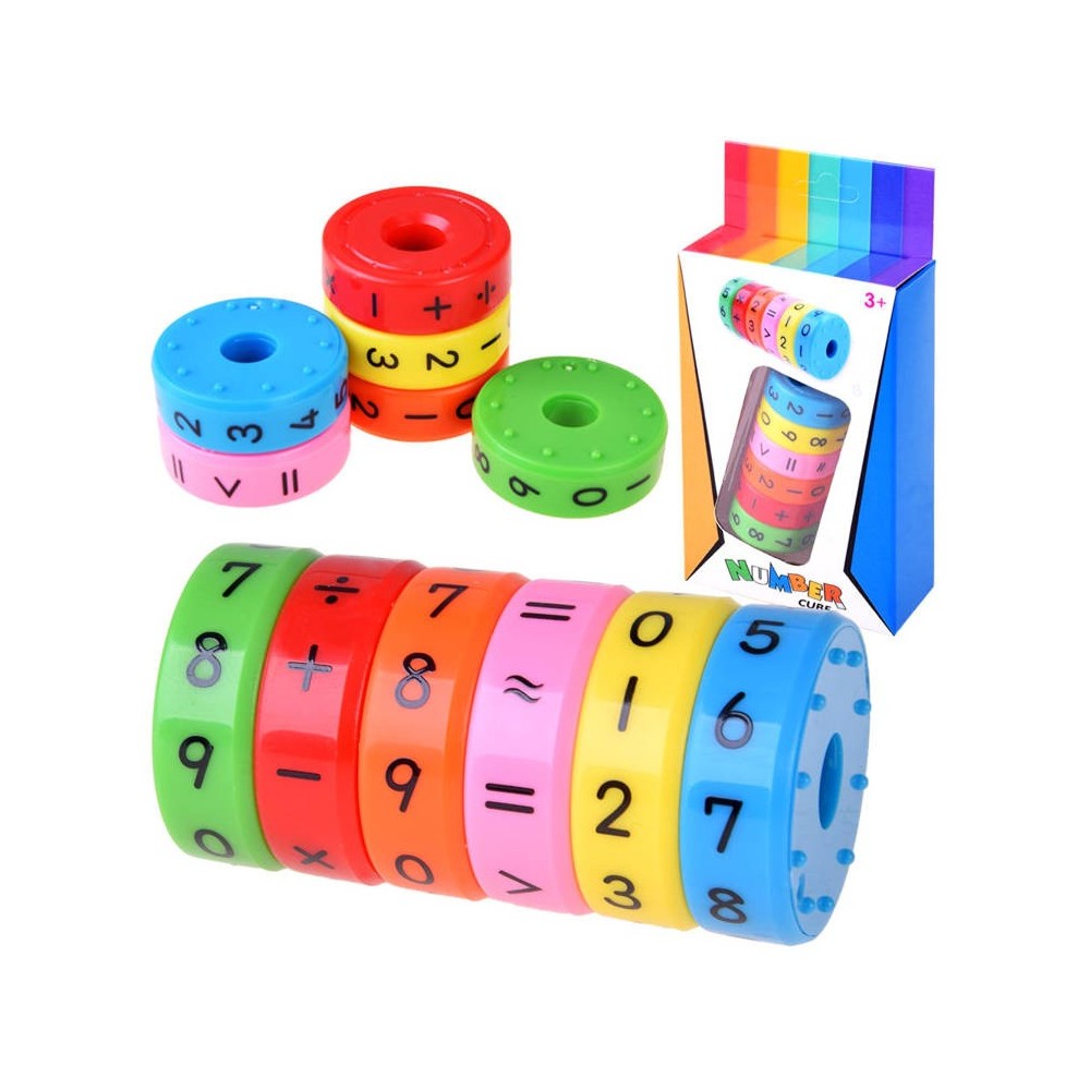 JOKO Rotačný Matematický valec Magnetická násobilka, magnetická Matematika 