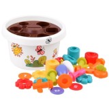 Holla Toys Interaktívna Sada Malý Záhradník s magnetickou mrkvou a s kvietkami + 6 žetónov, pre deti od 12 mesiacov