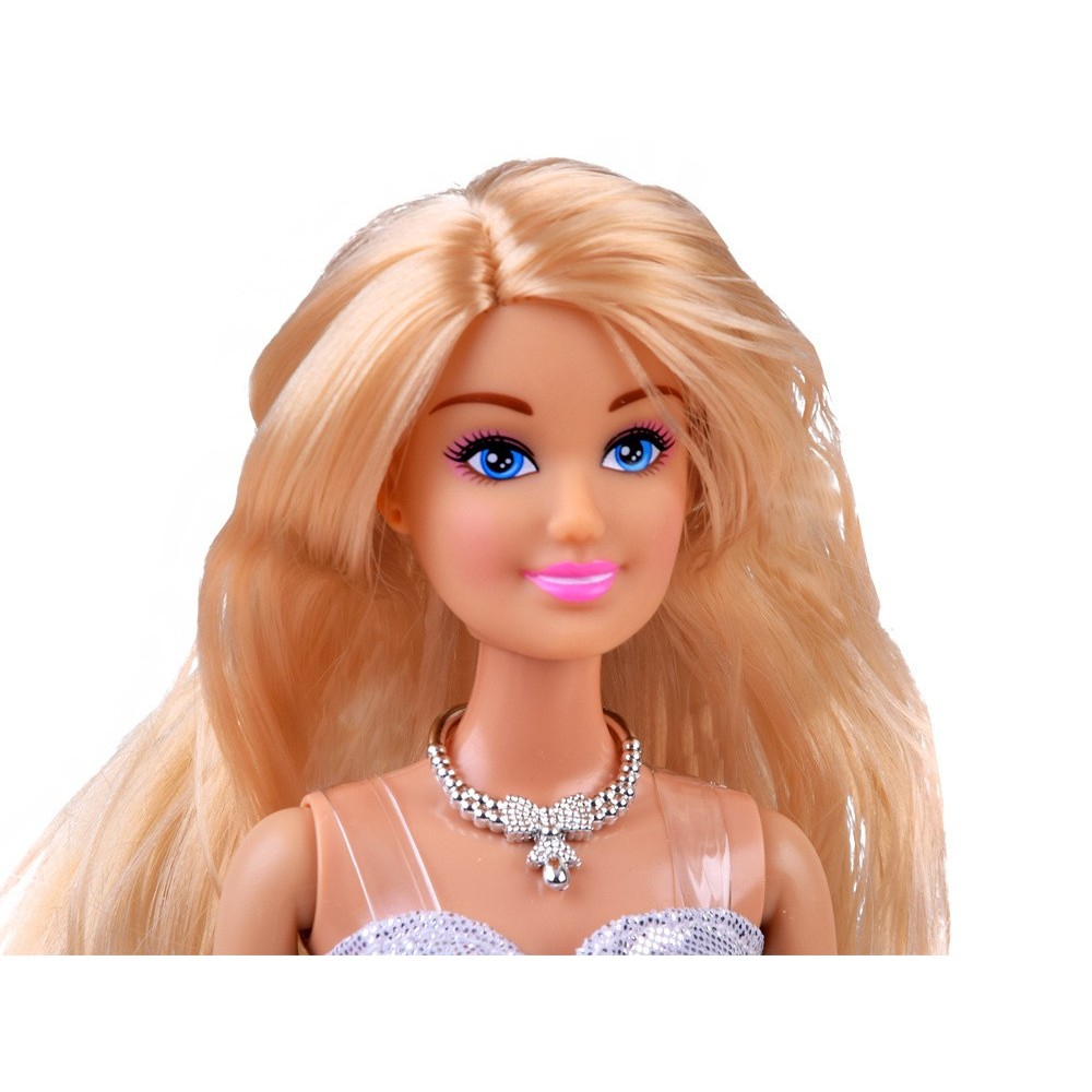 Anlily Bábika Modelka + 3 Modely šiat, topánky, kabelka, okuliare