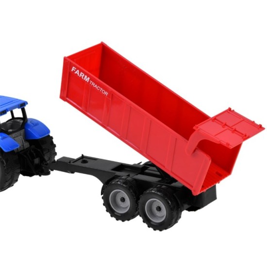 JOKO Traktor s vyklápacou vlečkou 43cm a otváracou prednou kapotou