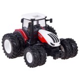 JOKO RC Traktor s Vlečkou na diaľkové ovládanie s vyklápacou vlečkou 42cm + svetlo, zelená vlečka