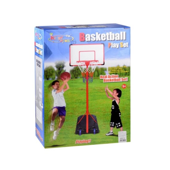 JOKO Basketbalový kôš 261cm na dvor + lopta + pumpa