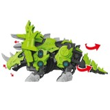 JOKO Stavebnica Dinosaurus Triceratops na batérie s pohybovými prvkami, model dinosaura, zelený