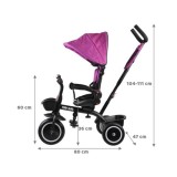 Tiny Bike Detský bicykel, trojkolka 3v1 od 6 mesiacov do 5 rokov, ružový