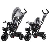 Tiny Bike Detský bicykel, trojkolka 3v1 od 6 mesiacov do 5 rokov, sivý