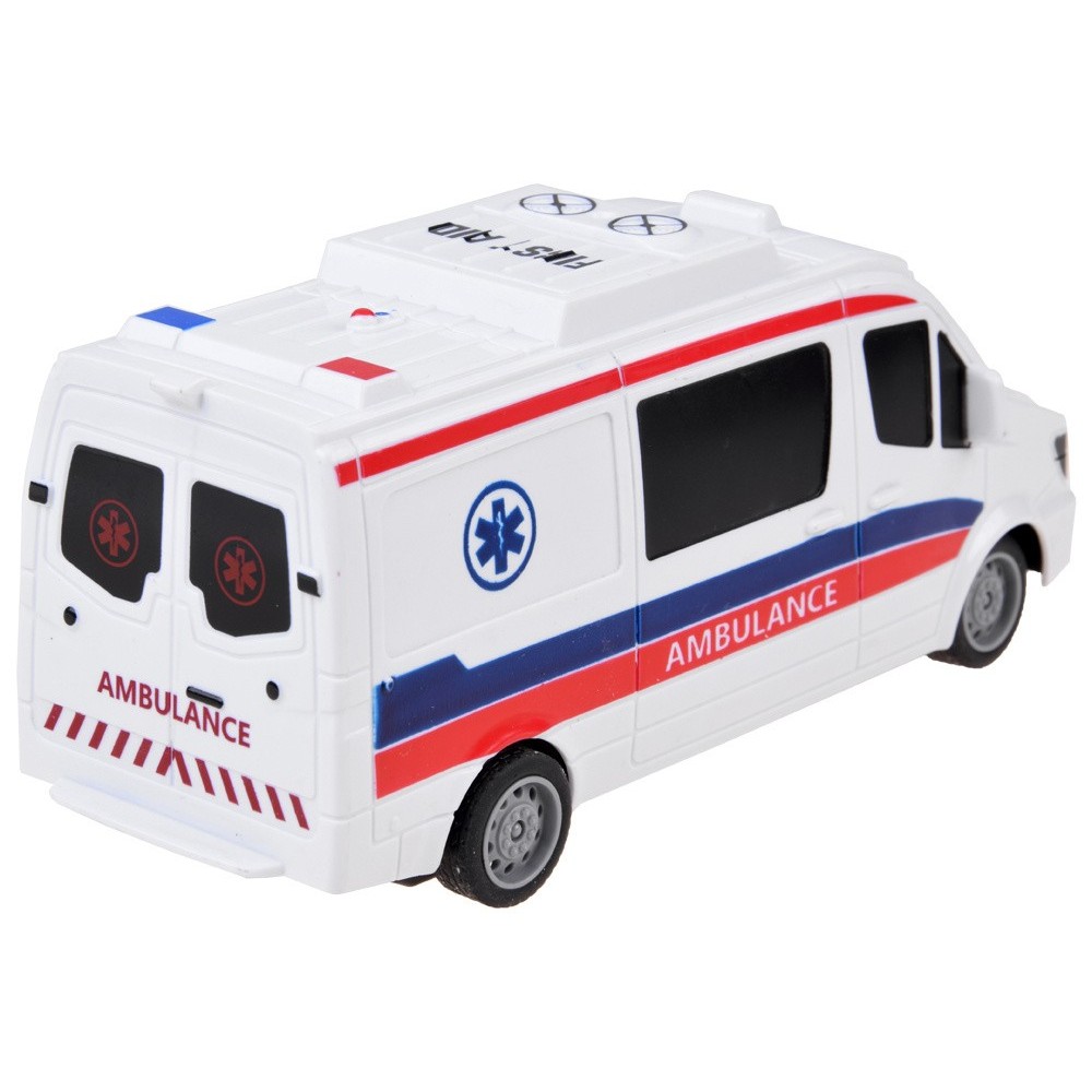 JOKO RC Sanitka na diaľkové ovládanie s LED svetlom