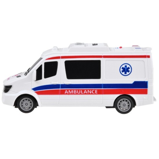 JOKO RC Sanitka na diaľkové ovládanie s LED svetlom