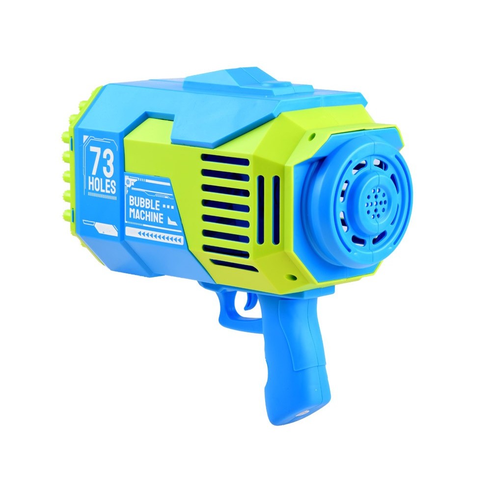 JOKO Bublifuková pištoľ Bazooka + USB nabíjačka, modrá
