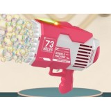 JOKO Bublifuková pištoľ Bazooka + USB nabíjačka, ružová