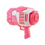 JOKO Bublifuková pištoľ Bazooka + USB nabíjačka, ružová