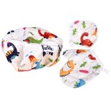 JOKO Sada Detská Zástera pre Kuchára DINOSAURY + Formičky Dinosaurus + kuchynské náradie, čiapka, rukavica, formy na muffiny