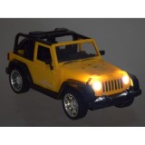 JOKO RC Autíčko Jeep na diaľkové ovládanie so svetlom 25,5cm, žlté