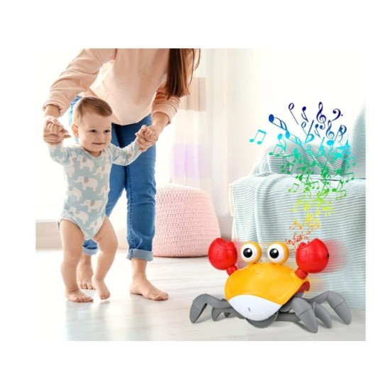 JOKO Interaktívny Utekajúcí Krab s Hudbou