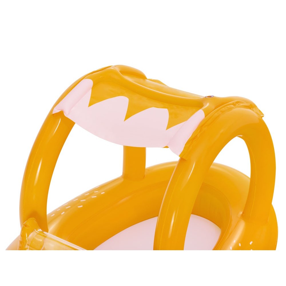Bestway Detský Nafukovací čln Líška so strieškou, slnečnou clonou UV Careful + loptičky