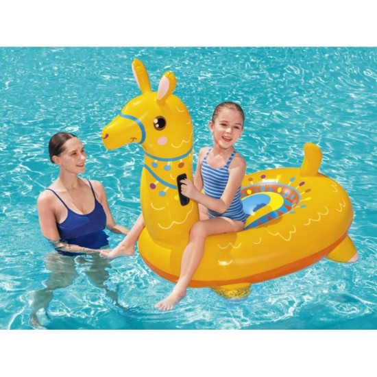 Bestway 41434 Nafukovací Matrac Lama s rúčkami, 129 x 110 cm
