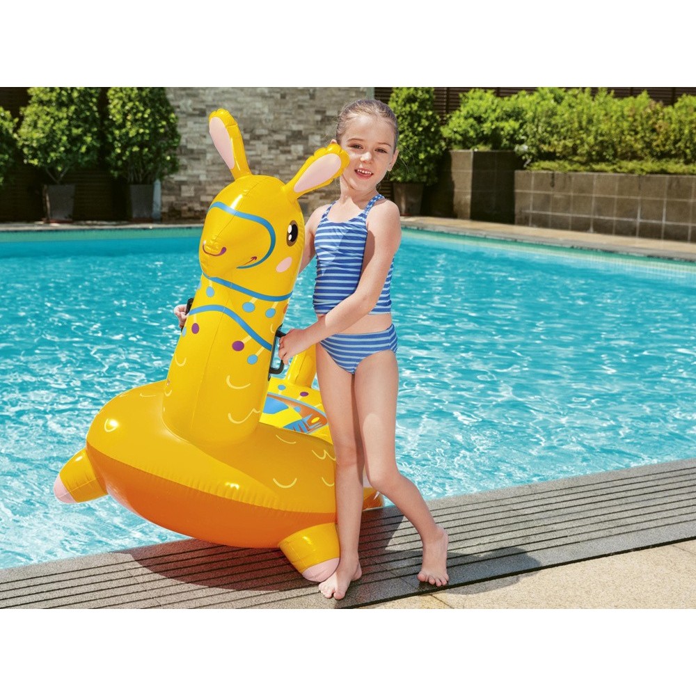 Bestway 41434 Nafukovací Matrac Lama s rúčkami, 129 x 110 cm