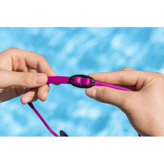 Bestway 21066 Plavecké okuliare Zrkadlové Elite Blast Pro s UV ochranou, ružové