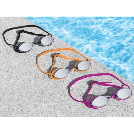Bestway 21066 Plavecké okuliare Zrkadlové Elite Blast Pro s UV ochranou, ružové
