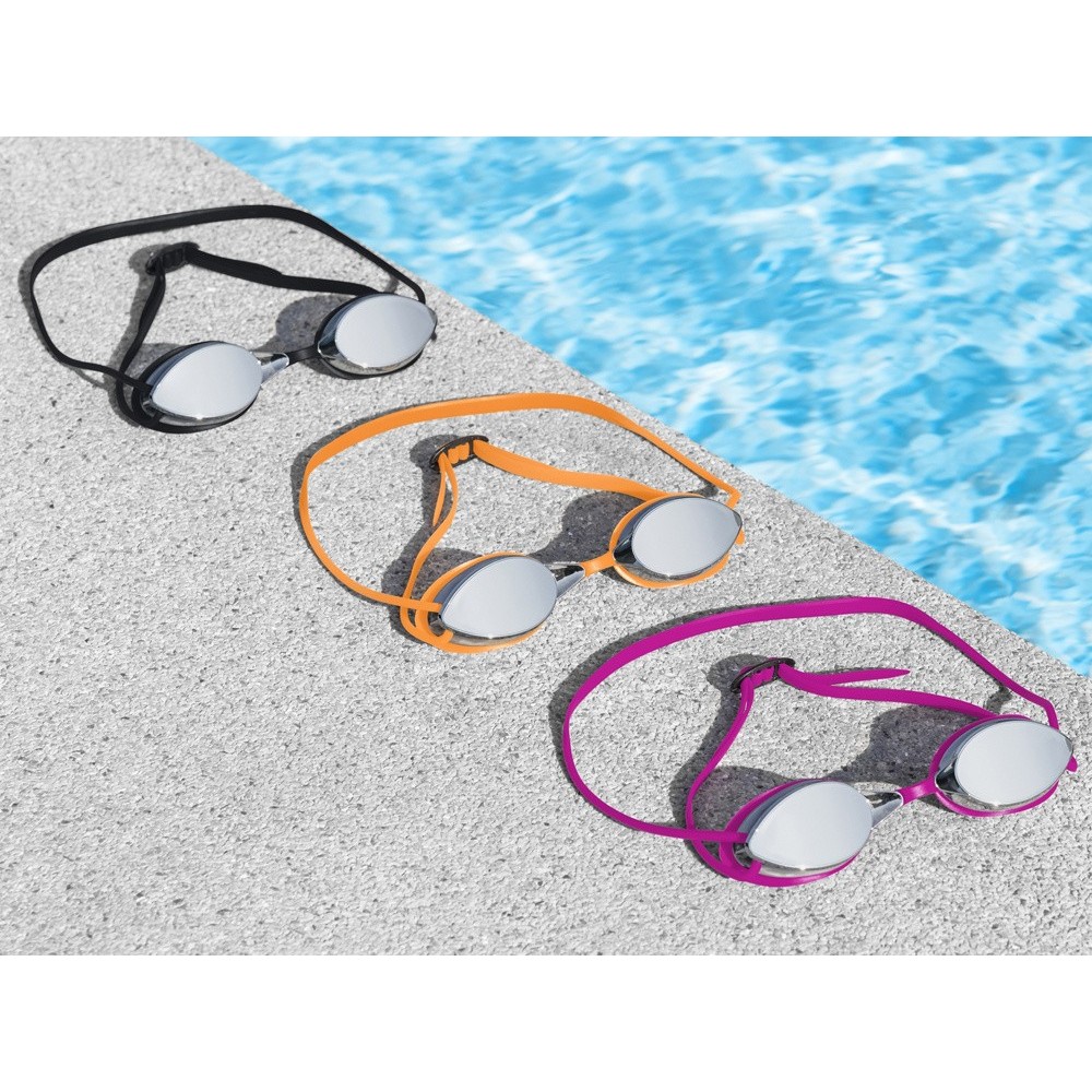 Bestway 21066 Plavecké okuliare Zrkadlové Elite Blast Pro s UV ochranou, ružové