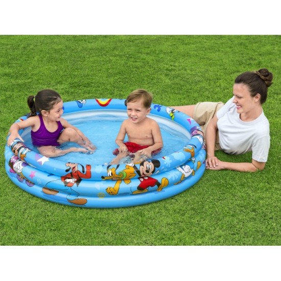 Bestway 91007 Detský Bazén Junior Mickey Mouse a Friends 122 x 25 cm
