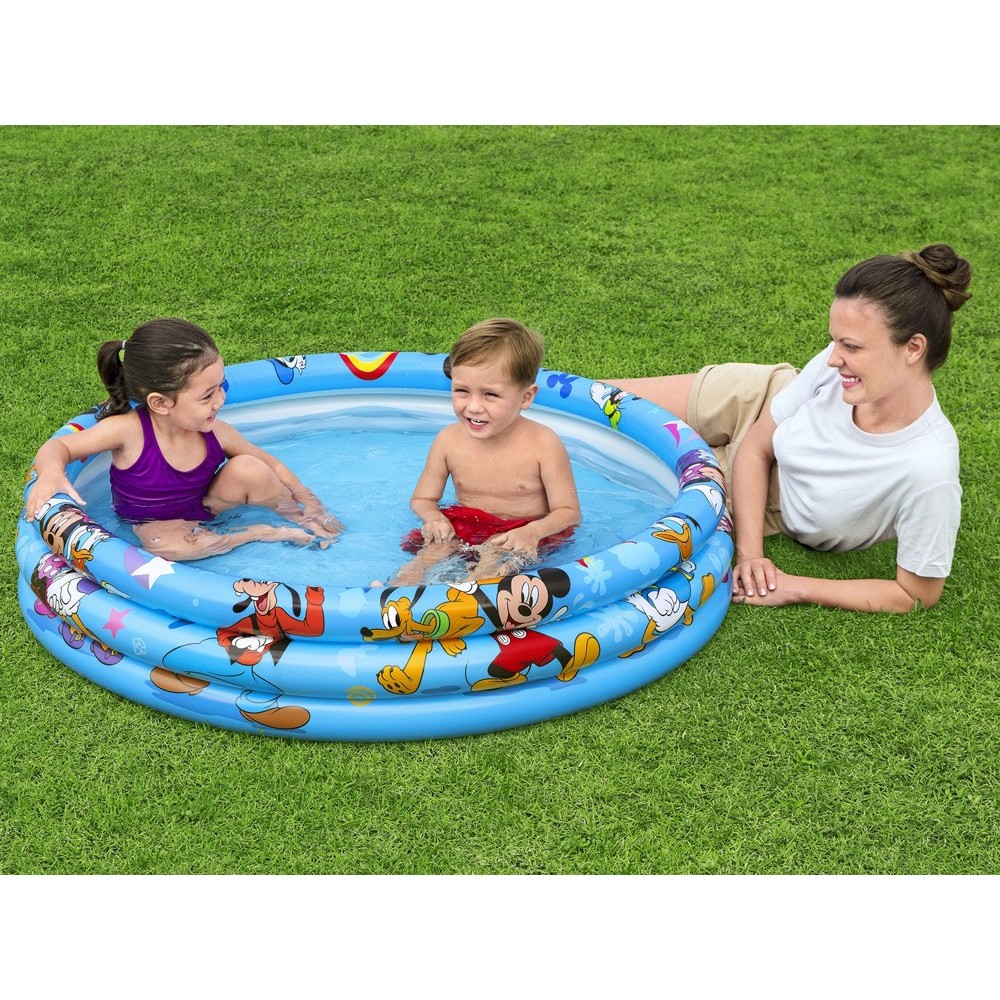 Bestway 91007 Detský Bazén Junior Mickey Mouse a Friends 122 x 25 cm