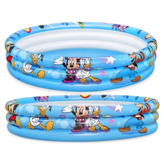 Bestway 91007 Detský Bazén Junior Mickey Mouse a Friends 122 x 25 cm