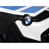 JOKO Elektrická Motorka BMW Polícia s Majákom , penové kolesá + 2 otváracie kufre, biela