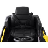 JOKO Elektrický traktor Bager VOLVO, penové kolesá, FM rádio, diaľkové ovládanie, žltý