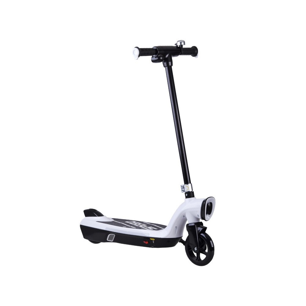JOKO Elektrická Kolobežka 12V 45W s LED osvetlením, nosnosť 50kg, biela