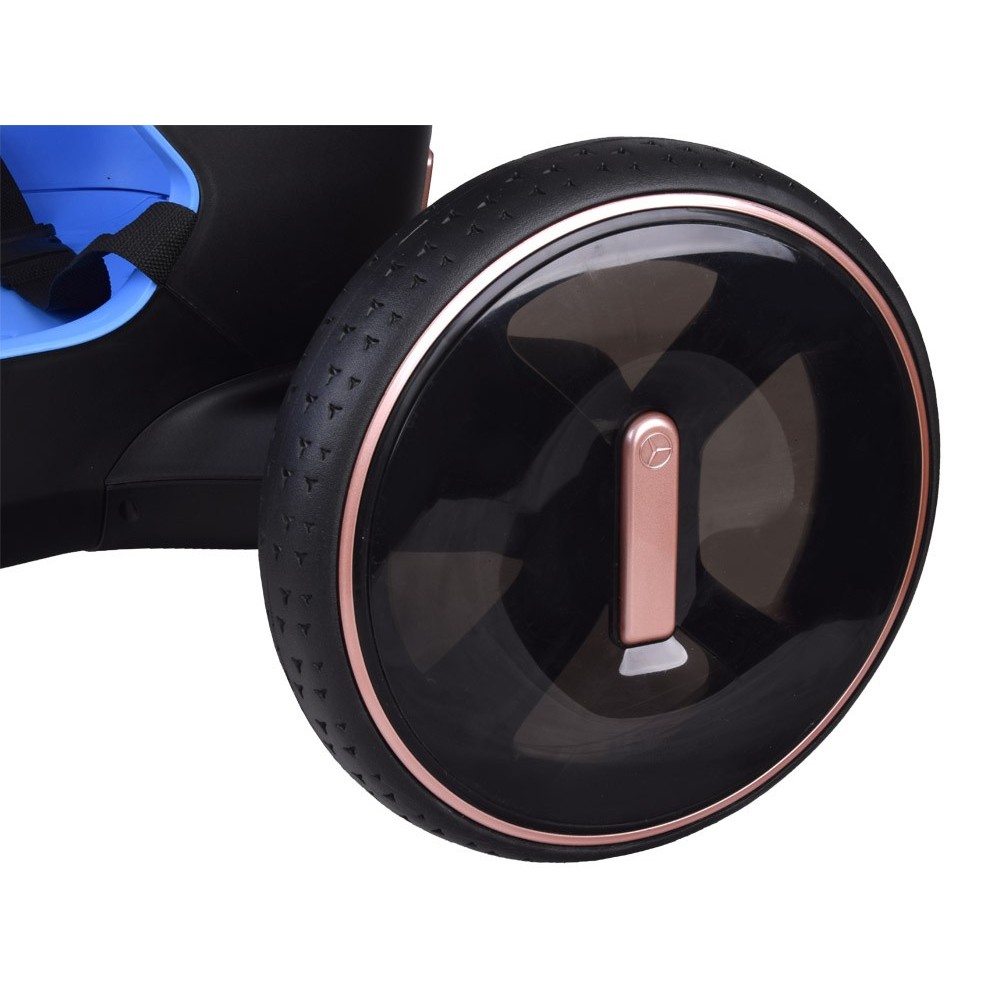 JOKO Elektrické autíčko Futuristycký Mercedes Vision Simplex, penové kolesá, nosnosť 50kg, modré