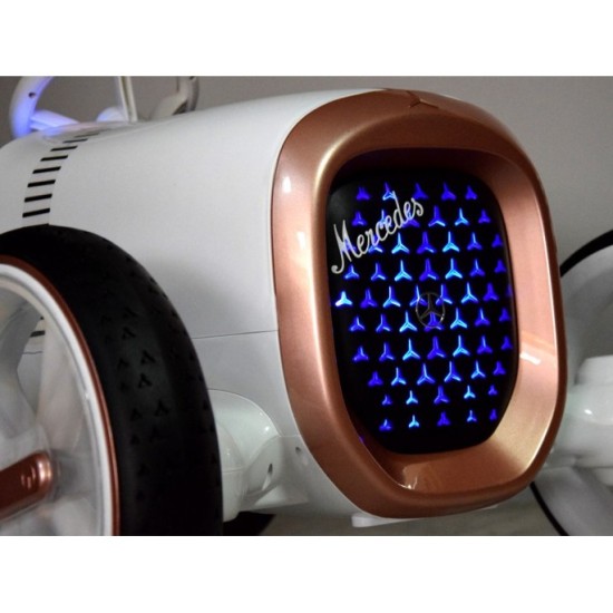 JOKO Elektrické autíčko Futuristycký Mercedes Vision Simplex, penové kolesá, nosnosť 50kg, modré