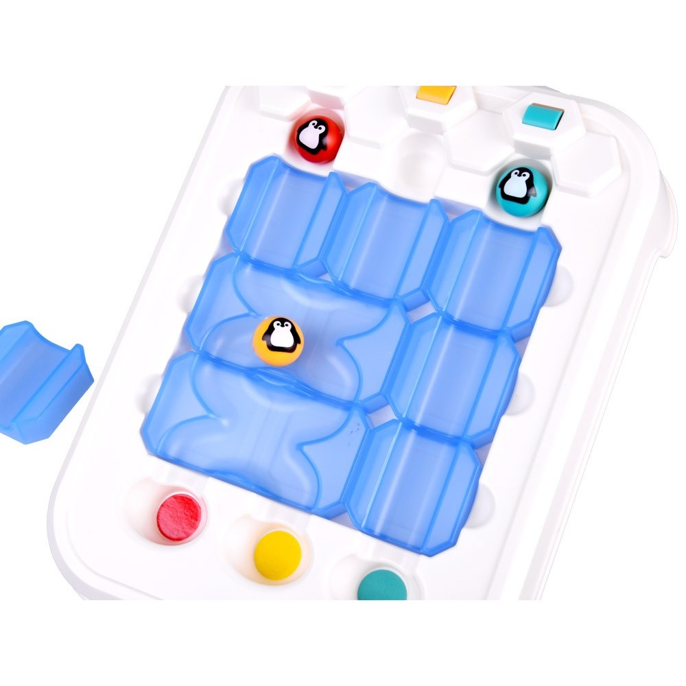 HOLA Toys Logická, vzdelávacia hra Puzzle Bludisko Dobrodružstvo s Tučniakmi