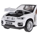 JOKO Kovový Model Autíčka BMW X6 1:32 so svetlom a zvukom, biele