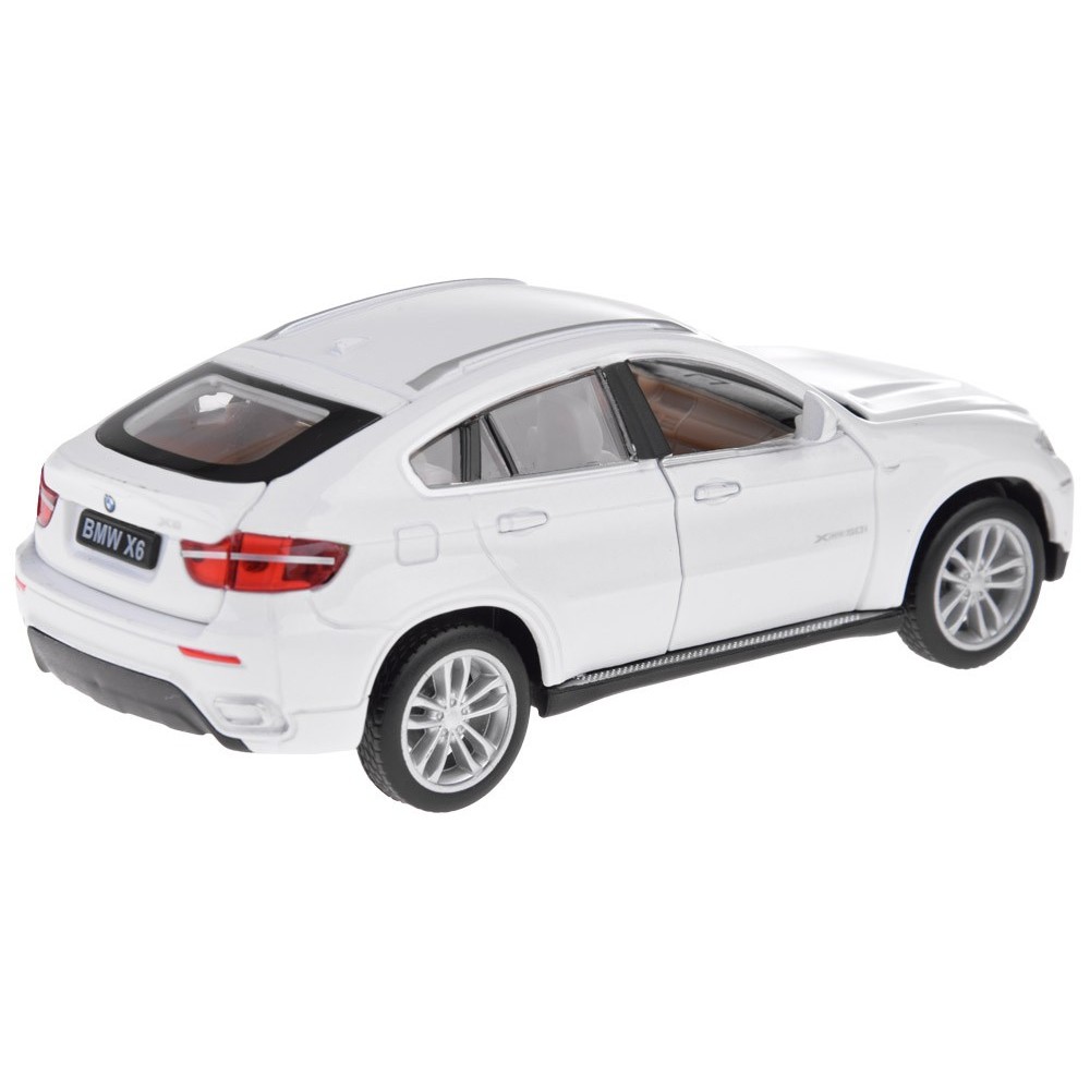 JOKO Kovový Model Autíčka BMW X6 1:32 so svetlom a zvukom, biele
