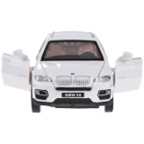 JOKO Kovový Model Autíčka BMW X6 1:32 so svetlom a zvukom, biele