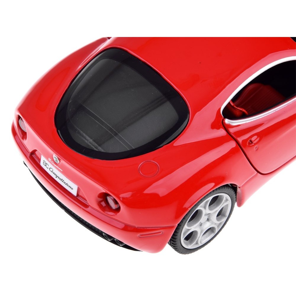 JOKO Kovový Model Autíčka Alfa Romeo 8C Competizione 1:32 so svetlom a zvukom, červené