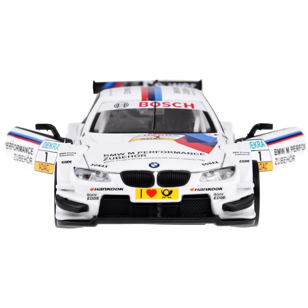 JOKO Kovový Model Autíčka BMW M3 DTM 1:32 so svetlom a zvukom, biele
